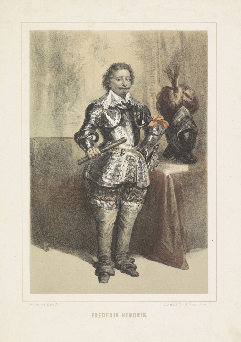 Portret van Frederik Hendrik, prins van Oranje by Pieter Wilhelmus van de Weijer