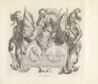 Portret van Giovanni Barbarigo en de personificatie van Vertrouwen of Veiligheid by Robert van Audenaerde