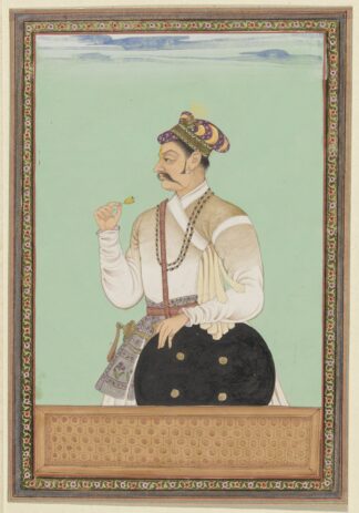 Portret van Raja Karan, die vizier van Aurangzeb is geweest by Anonymous