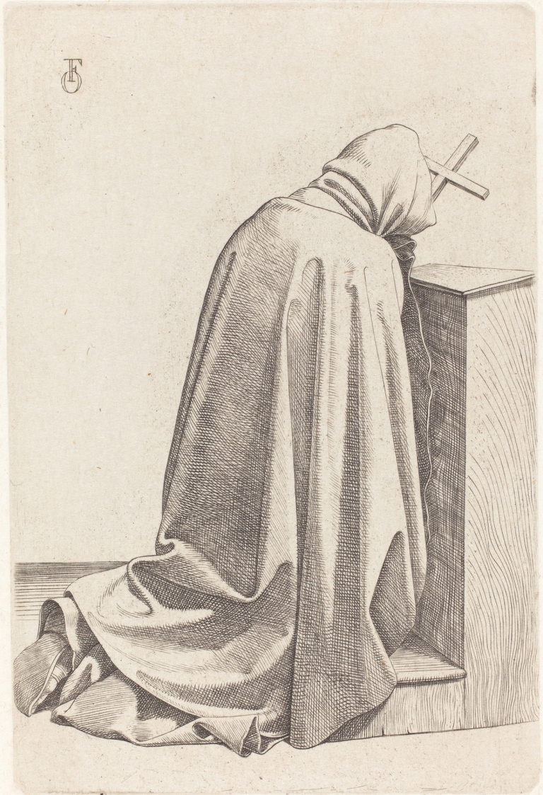 Praying Monk by Johann Friedrich Overbeck