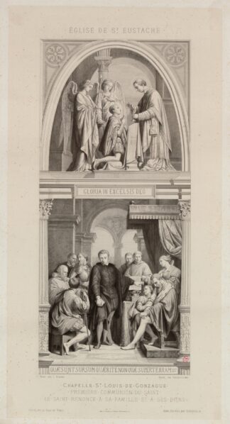 Première Communion du Saint Le Saint renonce à sa famille et by William Haussoullier