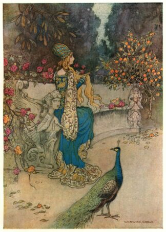Preziosa in the Garden by Warwick Goble