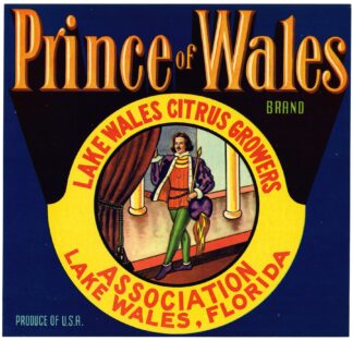 Prince of Wales Brand Citrus Label by Anonymous