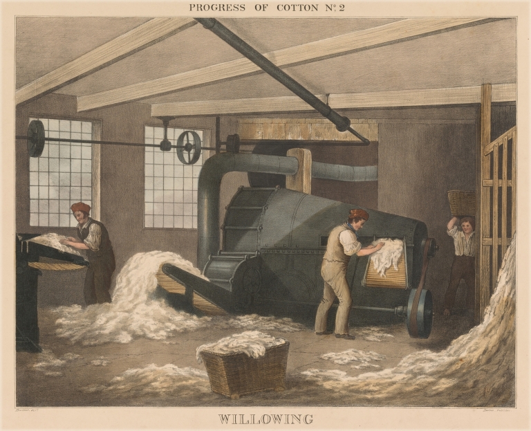 Progress of Cotton; #2 – Willowing by James Richard Barfoot