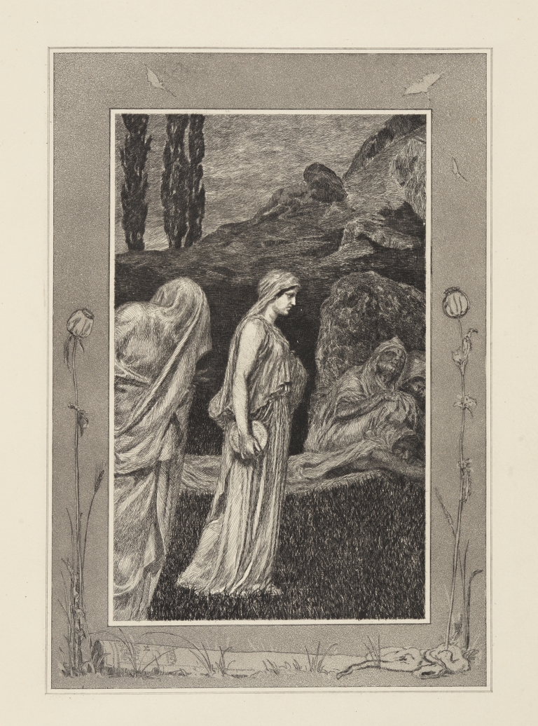 Psyche im Tartarus by Max Klinger
