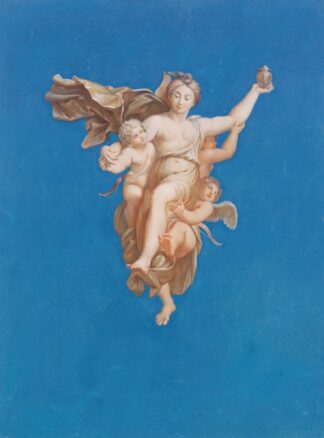 Psyche is carried to Mount Olympus by Erwin Speckter