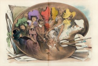 Puck’s palete by Joseph Ferdinand Keppler