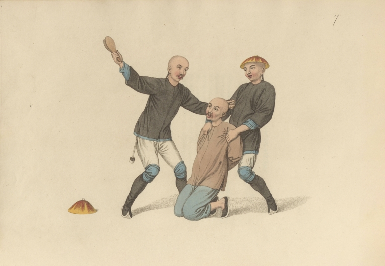 Punishing a boatman by George Henry Mason