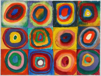 Quadrate mit konzentrischen Ringen by Wassily Kandinsky