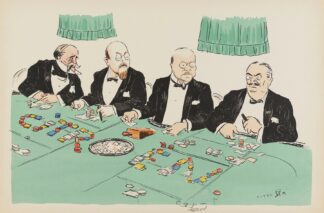 quatre personnages au casino by Georges Goursat (Sem)