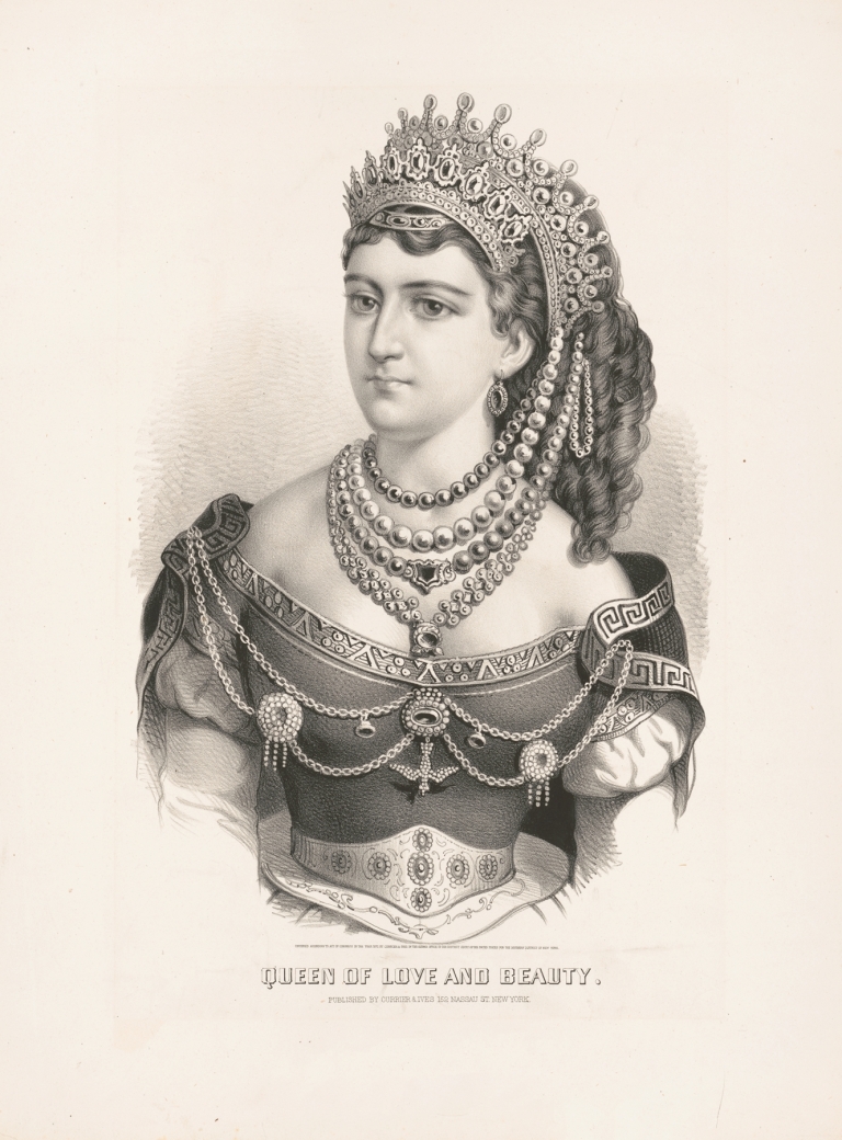 Queen of love and beauty by Currier & Ives.