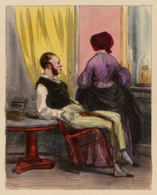 Qu’est-ce que tu as. aumoins on sait que c’est ton ami by Paul Gavarni