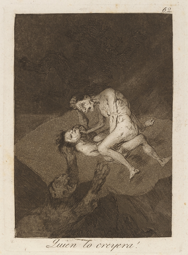 Quien lo creyera! by Francisco de Goya