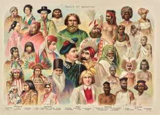 Races of mankind by F. E. Wright
