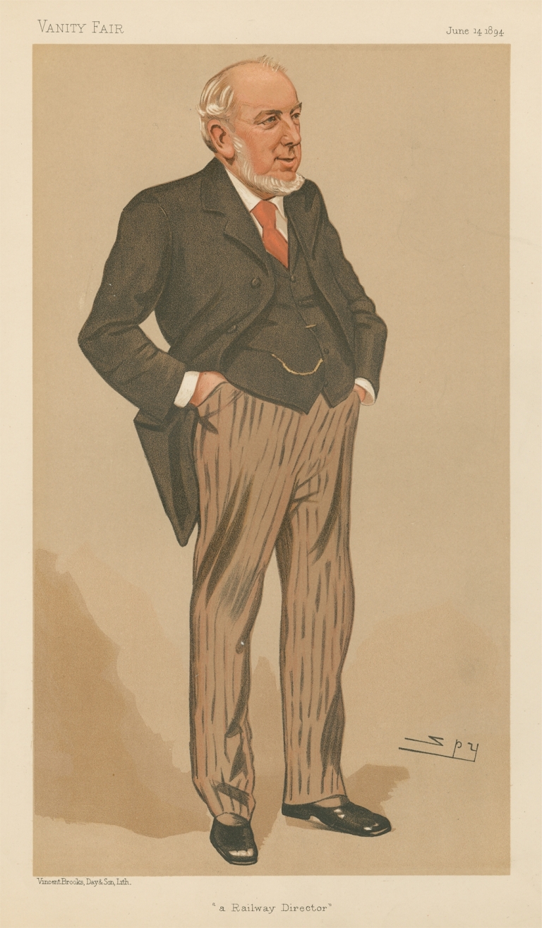 Railway Officials – ‘a Railway Director’. Mr. Charles Grey Mott. 14 June 1894 by Leslie Matthew Ward