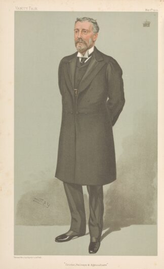 Railways Officals – ‘Crickets, Railways and Agriculture’. Viscount Cobham. 5 May 1904 by Leslie Matthew Ward