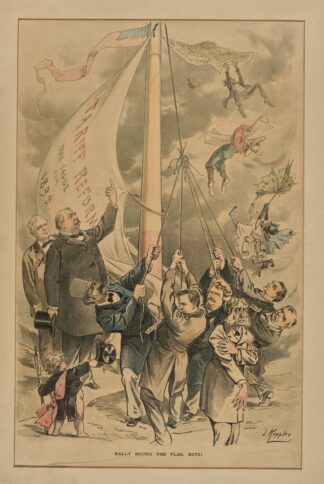 Rally round the flag, boys!. by Joseph Ferdinand Keppler