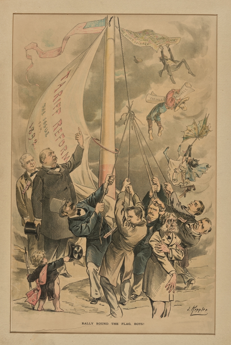 Rally round the flag, boys!. by Joseph Ferdinand Keppler