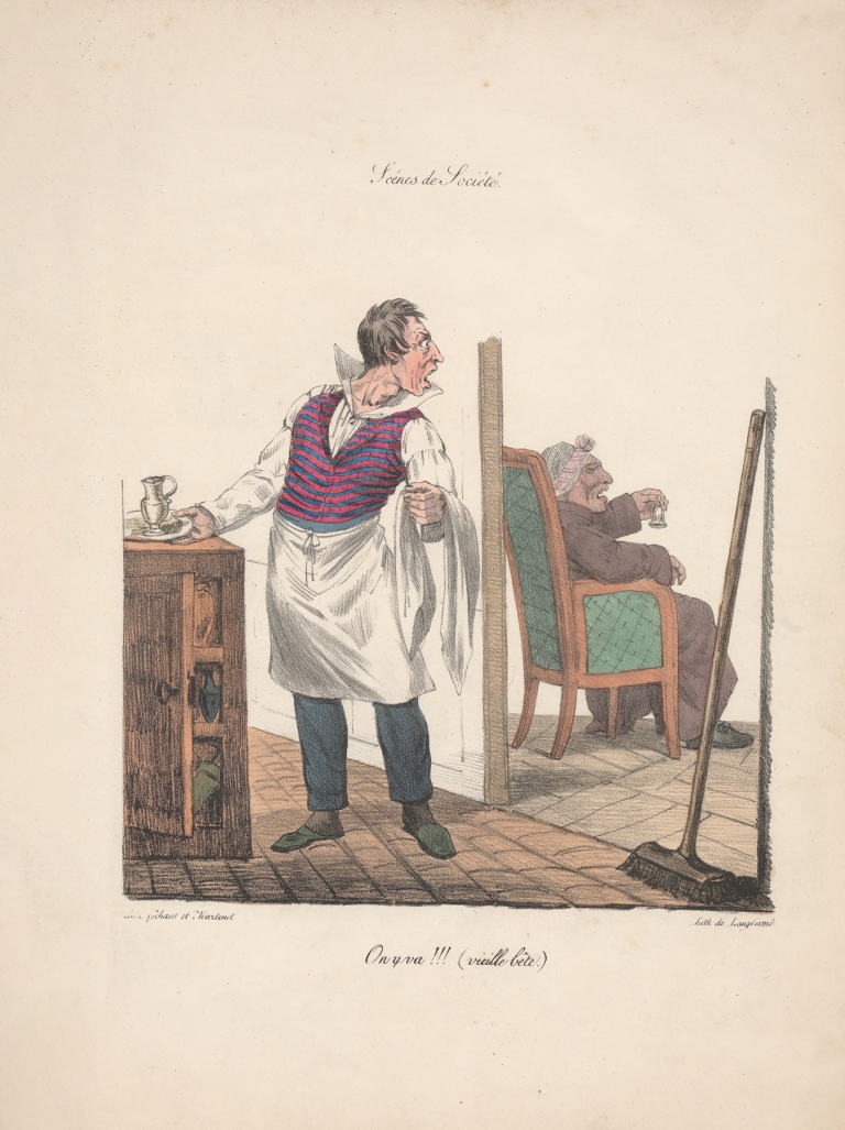 Recueil des scènes familières, et de société de Paris Pl.02 by Edmé Jean Pigal