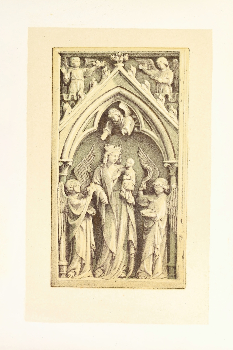 Relievo in Carved Ivory—the Virgin and Infant Saviour adored by Angels. by John Charles Robinson