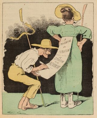 Réponse du berger à la bergère by André Gill