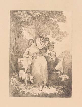 Rest from labour on sunny days by Thomas Rowlandson