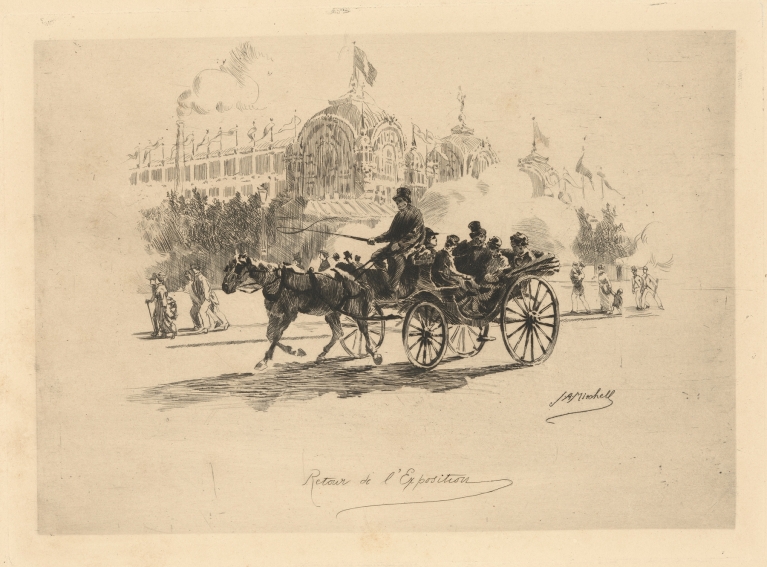 Retour de L’Exposition by John Ames Mitchell