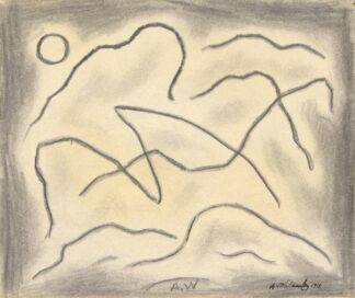 Rhythmic Lines; Dance Abstraction by Abraham Walkowitz
