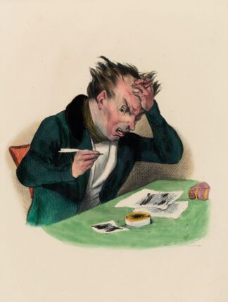 Rien rien je ne trouve rien. Nothing nothing at all find nothing by Charles-Joseph Traviès de Villers