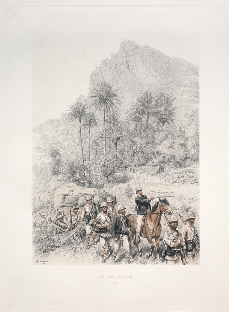 Riflemen by Jean-Baptiste Édouard Detaille