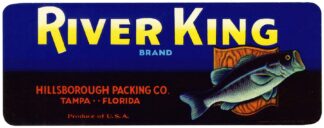 River King Brand Produce Label by Anonymous