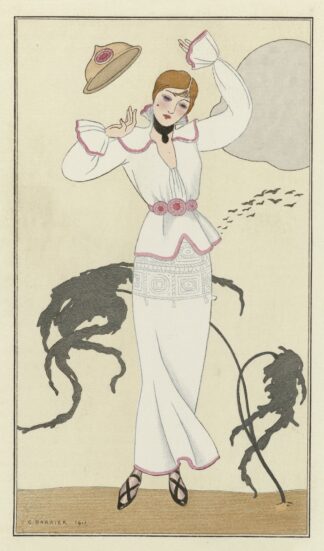 Robe de drap blanc by George Barbier
