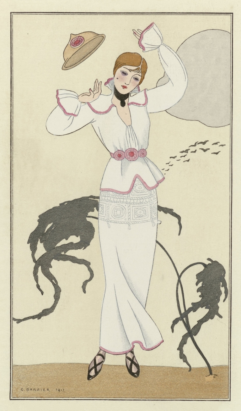 Robe de drap blanc by George Barbier