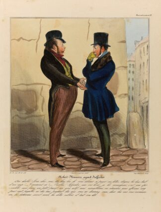 Robert Macaire agent d’affaires. by Honoré Daumier