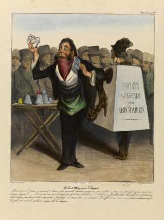 Robert Macaire libraire by Honoré Daumier