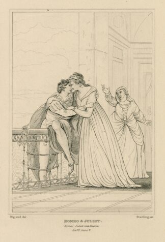 Romeo & Juliet Romeo, Juliet and Nurse, act III, scene V by William Francis Starling