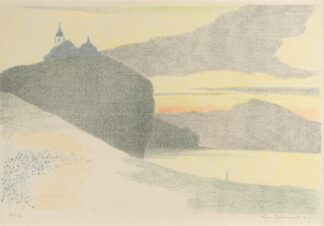 Rots aan het water by Léon Spilliaert
