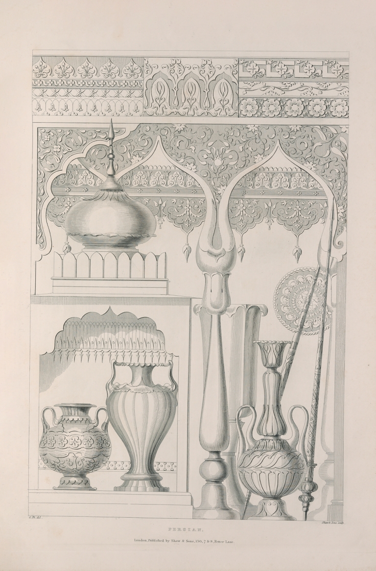Rudiments of curvilinear design Pl.18 by George Phillips