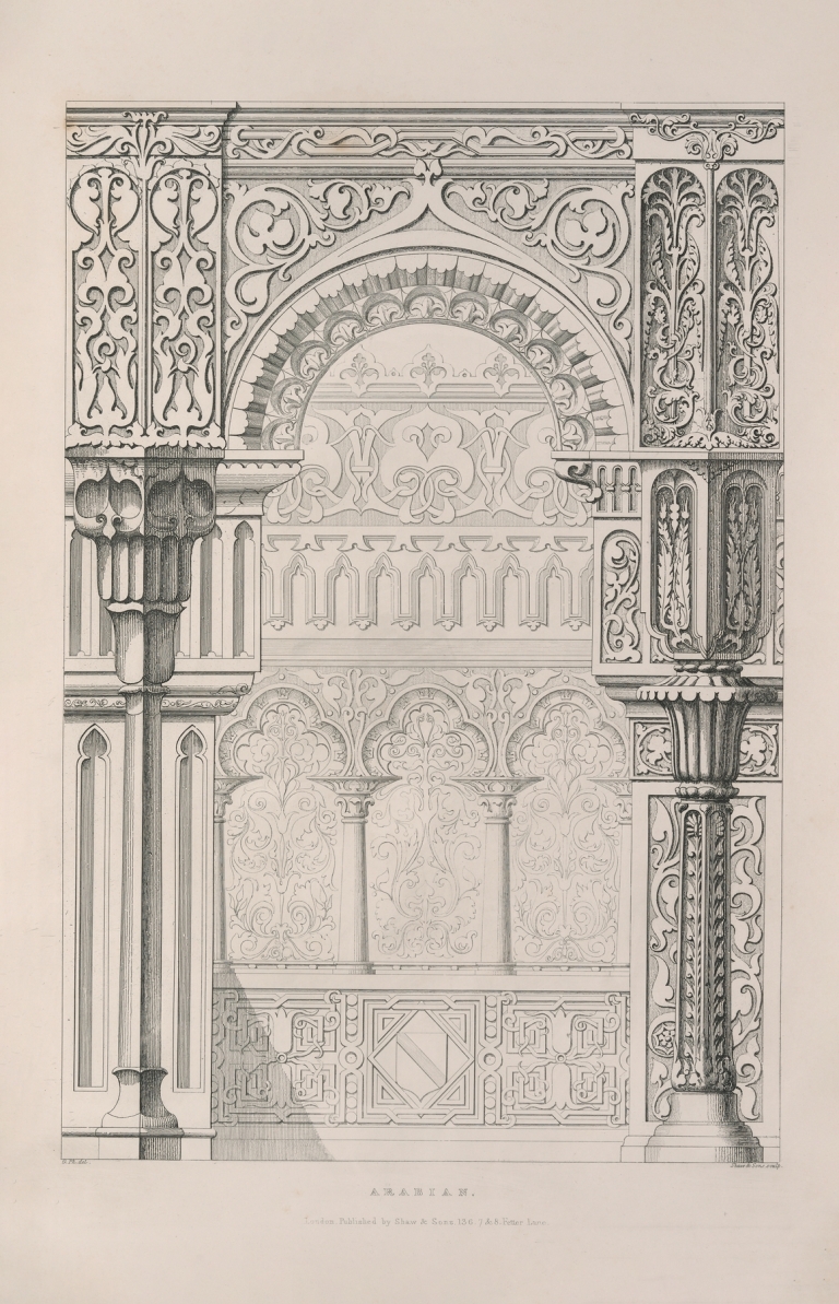 Rudiments of curvilinear design Pl.19 by George Phillips