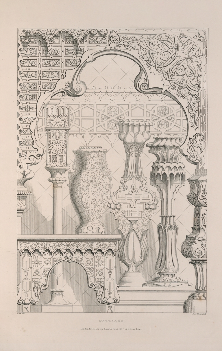 Rudiments of curvilinear design Pl.21 by George Phillips