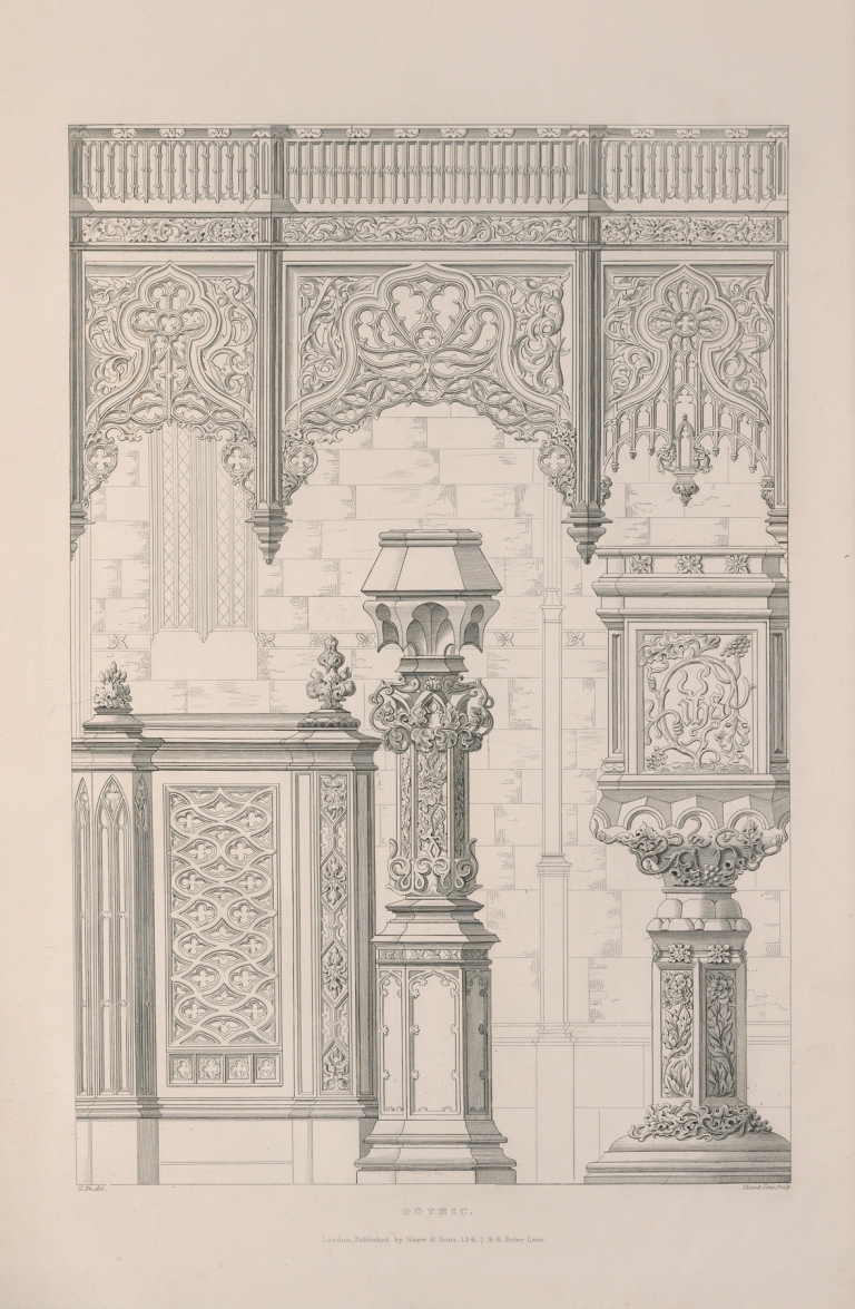 Rudiments of curvilinear design Pl.23 by George Phillips