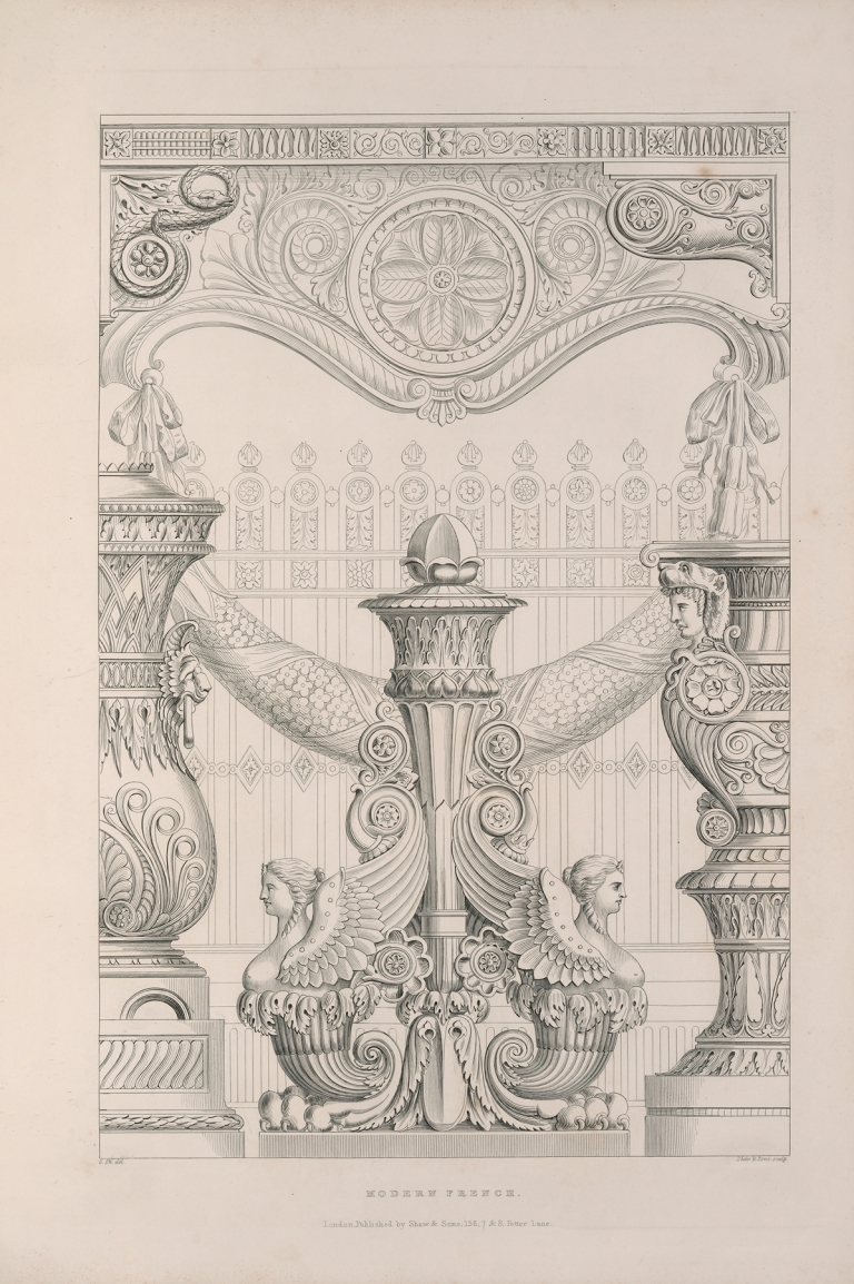 Rudiments of curvilinear design Pl.41 by George Phillips