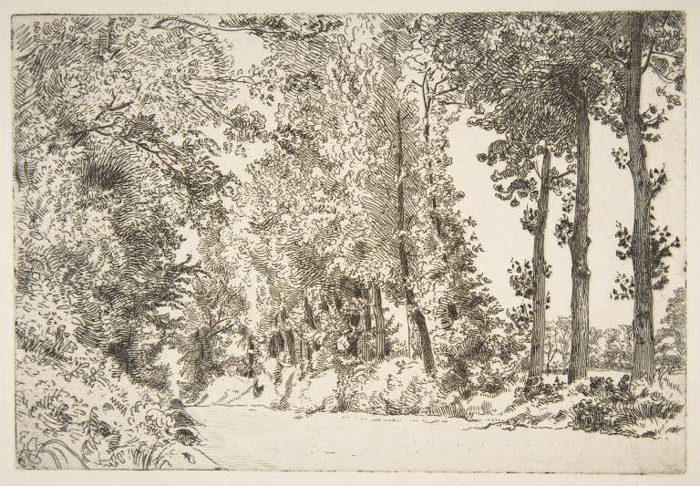 Rue des Bruyères, à Sèvres by Félix Bracquemond
