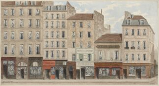 Rue Galande Nº30 à 38, 5ème arrondissement by Jules Gaildrau