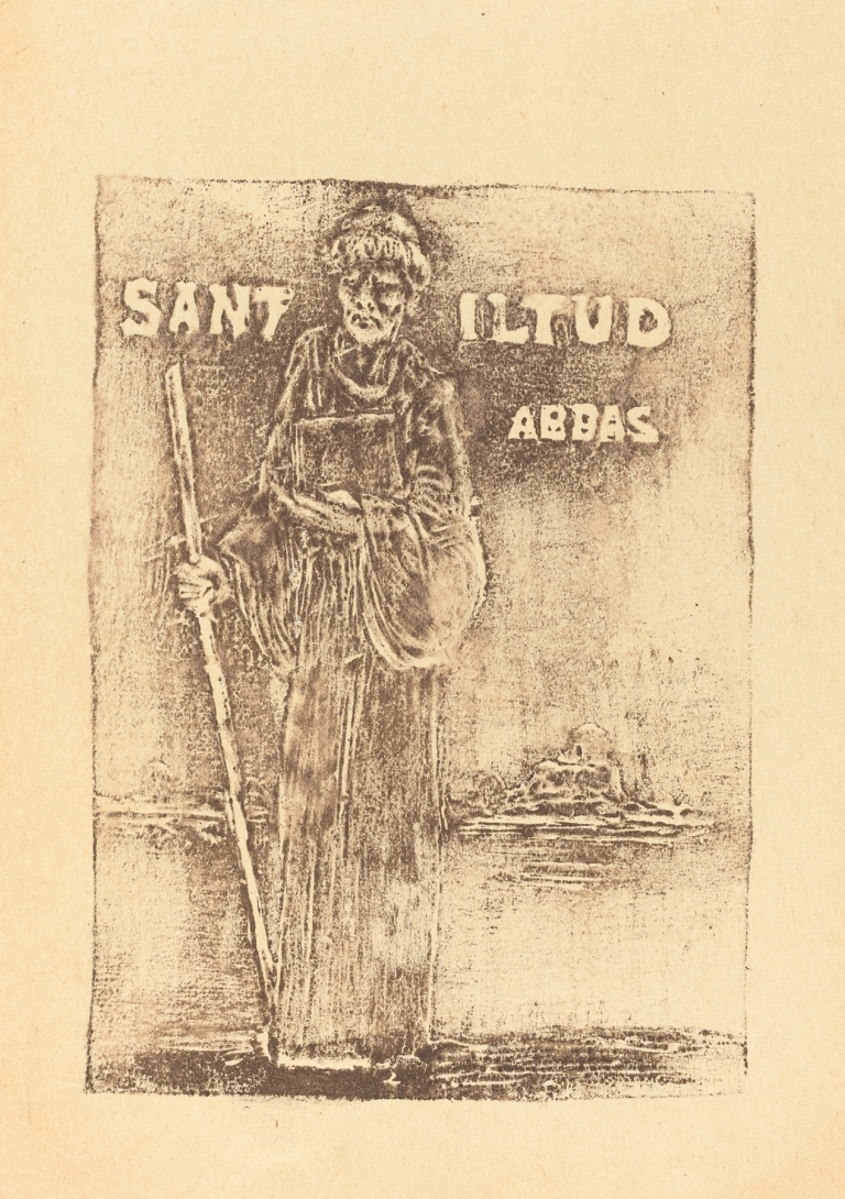 Saint Iltud by Pierre Roche
