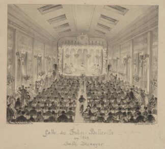 Salle des Folies-Belleville en 1869 by Achille Belloguet