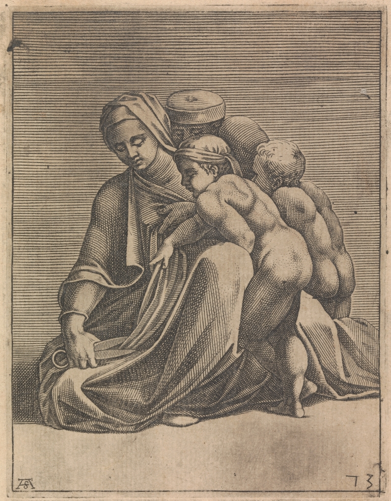 Salmon, Ancestor of Christ by Adamo Scultori