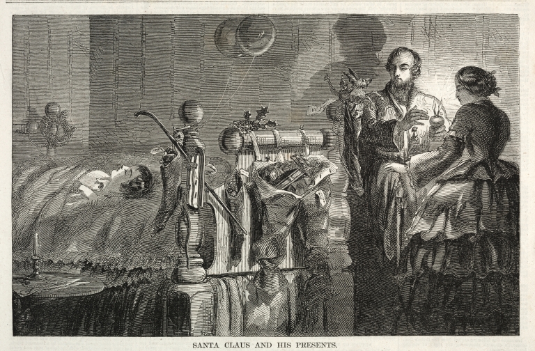 Santa Claus and his Presents by Winslow Homer
