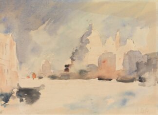 Santa Maria della Salute, Venice by Hercules Brabazon Brabazon