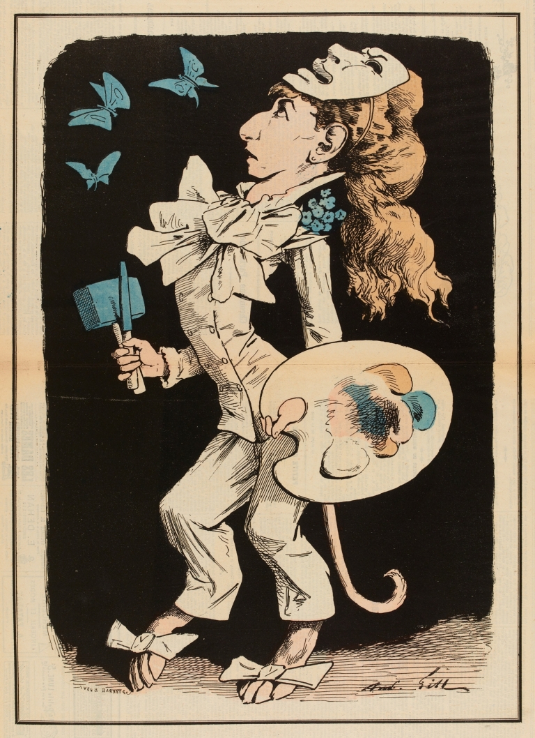 Sarah Bernhardt by André Gill